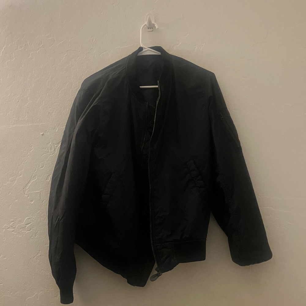 Uniqlo  Classic Black Bomber Jacket